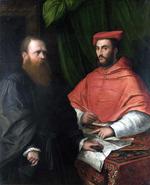 欧洲12-19世纪油画三_CARPI, Girolamo da - Cardinal Ippolito de' Medici and Monsignor Mario Bracci